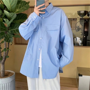 长袖衬衫春款男港风潮流C2001P34图片