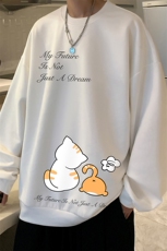 麂皮绒卫衣男大码重磅长袖t恤男JW81357-P35，男装卫衣，电商A040