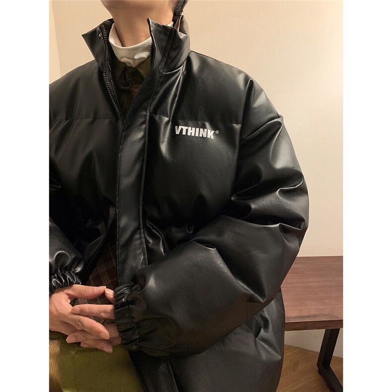 2025冬季立领宽松皮棉衣男宽松外套A0172026P120控166,男装棉衣,电商A017