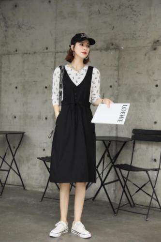 假两件连衣裙，女装连衣裙，琪轩蔓莎