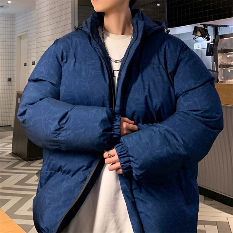 港风2026新品冬季宽松情侣装男装棉衣棉服冬装加厚外套D004-P85,男装棉衣,星座717