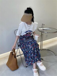 现货 夏季新品碎花半身裙,女装半身裙,春天