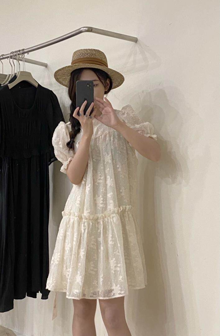 韩版蕾丝连衣裙，女装连衣裙，唇蔻