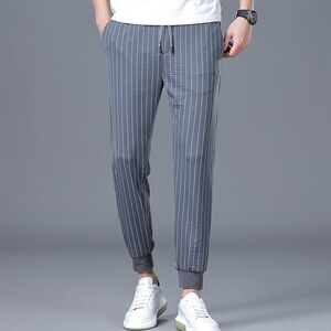 D-S9106夏季男士商务休闲休闲裤免烫透气修身长裤P92图片