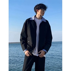 时尚老钱风假两件外套简约日系文艺新款ins流行原宿JDX223，女装短外套，星座1116A（原606A-3）