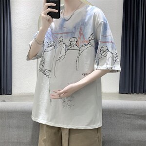 夏季短袖t恤男潮流港风t恤A210-A8310-P30，男装T恤，星座210-3