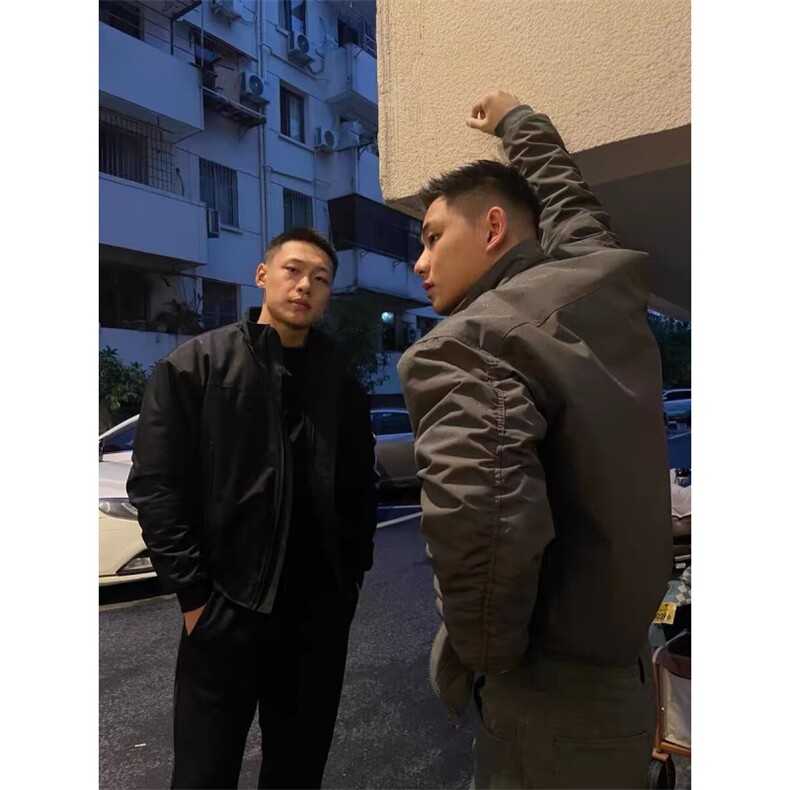 W10770-P75 网图现货 美式教练夹克棉服三防保暖短款工装外行棉衣图片