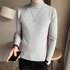 店主风~早秋半高领抗起球6色打底毛衣M003/P40，男装T恤，电商B331