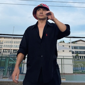 TS1慵懒风学院男女休闲长袖棉麻衬衫风透气凉爽高质量舒适潮图片