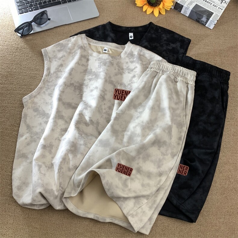 量大图低自动【有货】背心套装C403A-TZT25670-P55,男装休闲套装,电商C403A