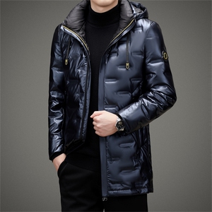 CAH2085钱塘2020-2中年男士冬季厚款商务休闲有帽羽绒服P240图片