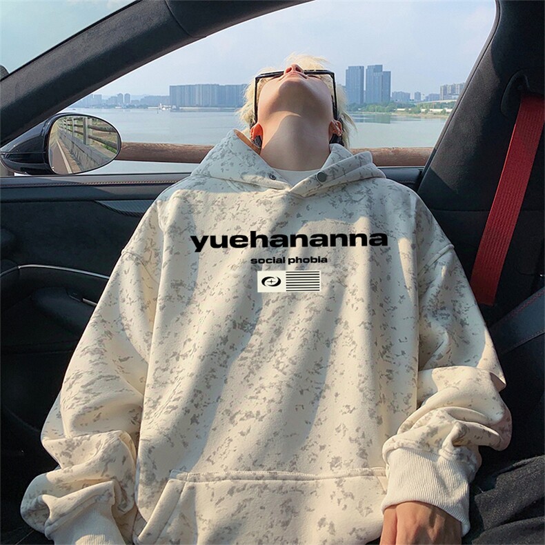 60克重磅车景扎染华棉连帽卫衣【有货】DSC403A-HMY25290ZR-P65,男装卫衣,电商C403A