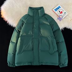 冬季立领棉衣纯色休闲加厚保暖棉服棉袄情侣款A266-MF365-P45特批，男装棉衣，电商A266