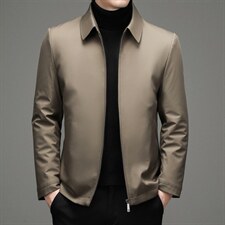 新款冬装羽绒服中老年休闲加厚羽绒外套中年爸爸装ZL32132-P208，男装羽绒服，电商B212（原钱塘6029）