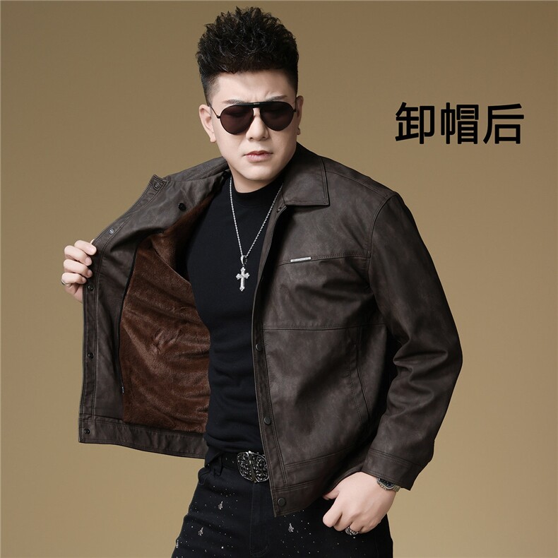 2026冬季新款男翻领加绒加厚保暖连帽夹克外套D228-5052P235控330,男装棉衣,电商D228A
