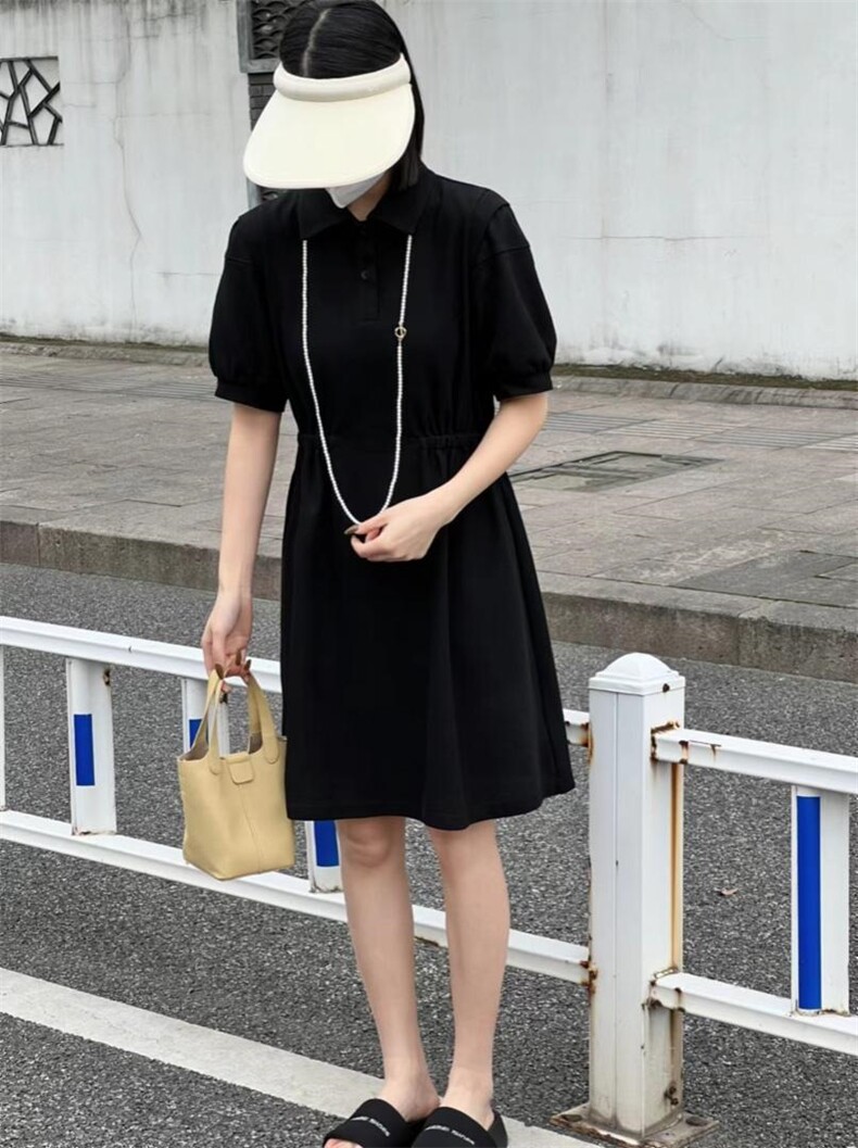 2022夏季Polo连衣裙，女装连衣裙，雷洛奇丽