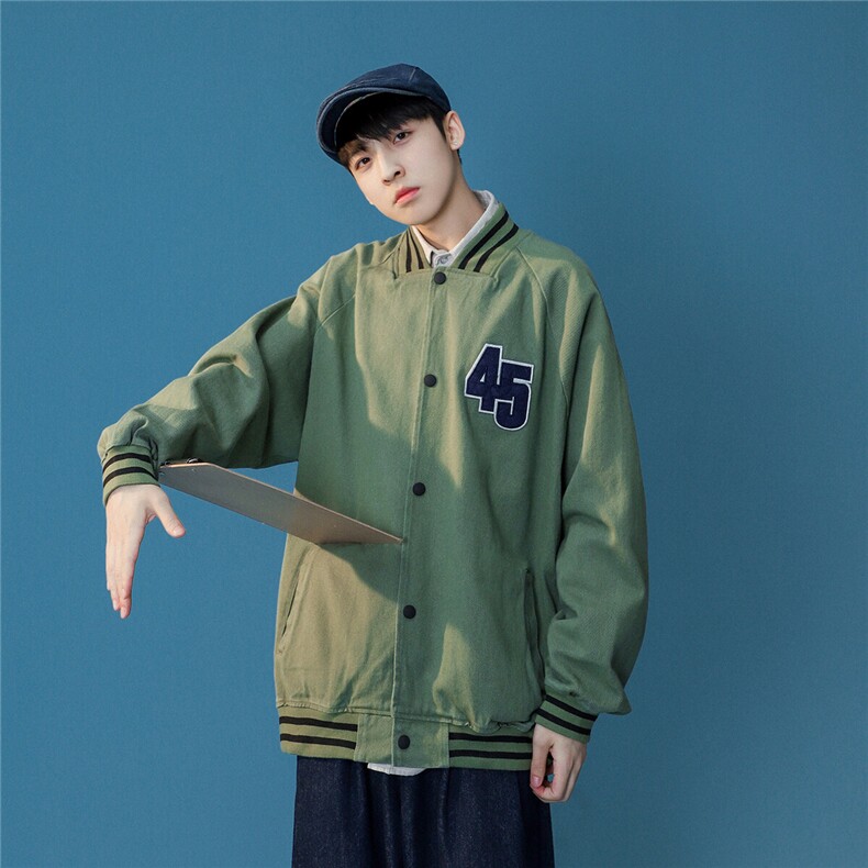 25款棒球领简约情侣款夹克上衣宽松外套JK328/P90,男装夹克,星座202