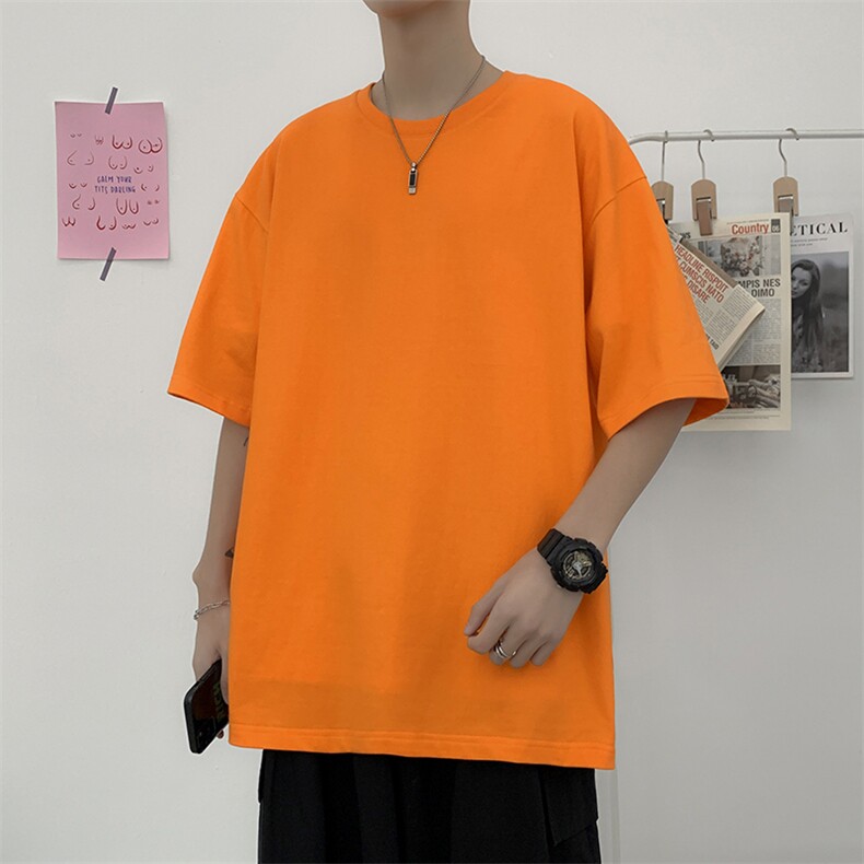 260克新款多色男士情侣款款松潮流半袖青少年圆领短袖JC022P17,男装T恤,星座1905A（原电商B343）