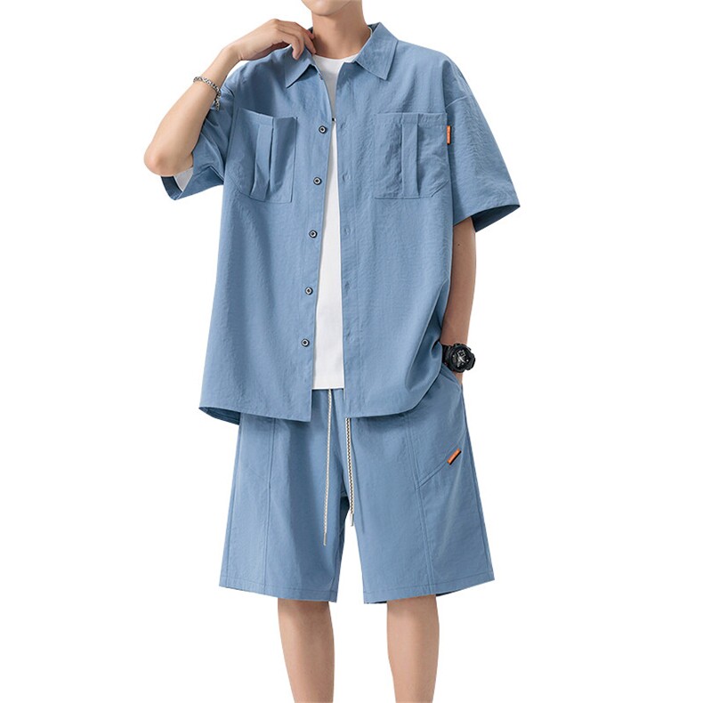 32505-P66大码控108大码夏季男士休闲套装,男装休闲套装,星座209