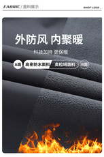 现货吉普罗蒙双面穿2025秋冬新款夹克抓绒衣中青年中老年，男装夹克，星座218-1（原230）
