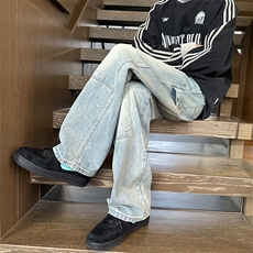 秋季新款现货伐木牛仔裤直筒B342-K9020-P53控78，男装牛仔裤，电商B342