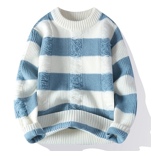2024【新品】秋冬新款男士仿貂绒针织衫潮流百搭毛衣-M5159-P50,gucci女鞋脏脏鞋可以搭运动裤穿吗图片