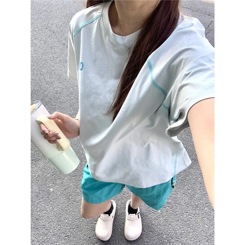 网图户外机能运动速干透气短袖夏季凉感男女情侣款T恤骑行服特P25,男装T恤,电商C306-1