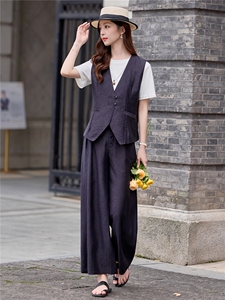 【夏季女装新款】时尚马甲套裤P-130图片