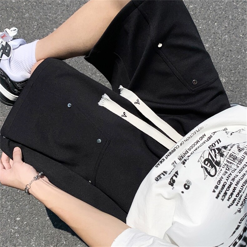 电商DSA028-DWK2309 P35 2026夏季新款百搭休闲短裤舒适卫裤男图片
