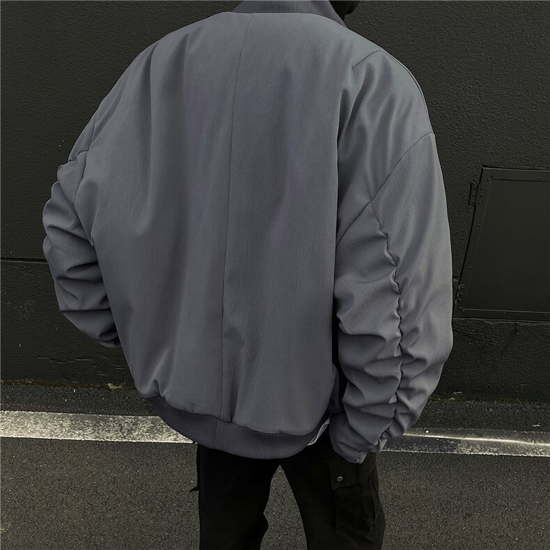特批冬季棉衣clean fit港风加厚外套男装宽松冬装棉服S373-P105图片