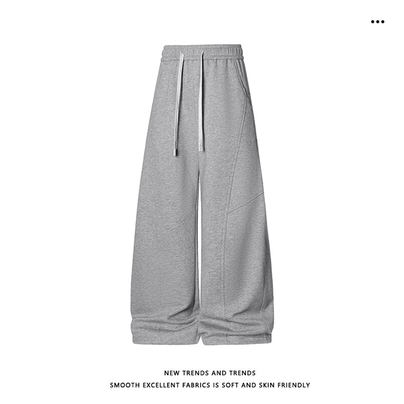 M-5XL华棉62%时尚宽松抽绳百搭垂顺休闲裤X1380特批33,男装休闲裤,星座718