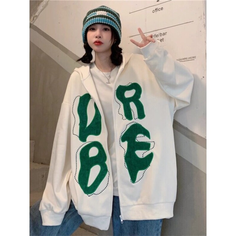 美式开衫卫衣男女美式复古高街外套潮oversize痞帅上衣 WY758图片