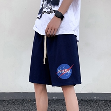冰丝短裤男士大码宽松休闲五分裤男运动中裤MK37252-P15，男装休闲裤，电商A040
