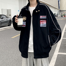A913-P58秋季美式潮流运动夹克男潮oversize百搭休闲情侣装，男装夹克，星座512-6