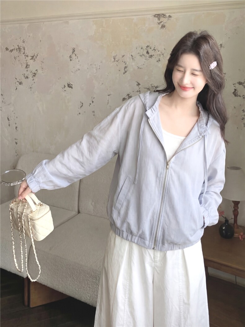现货春夏主推款棉麻外套防晒衣p125-k198,女装短外套,丝露怡语