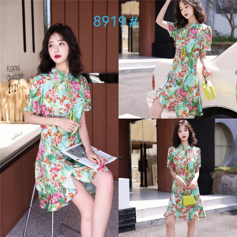 现货夏装连衣裙，女装连衣裙，百衣时尚