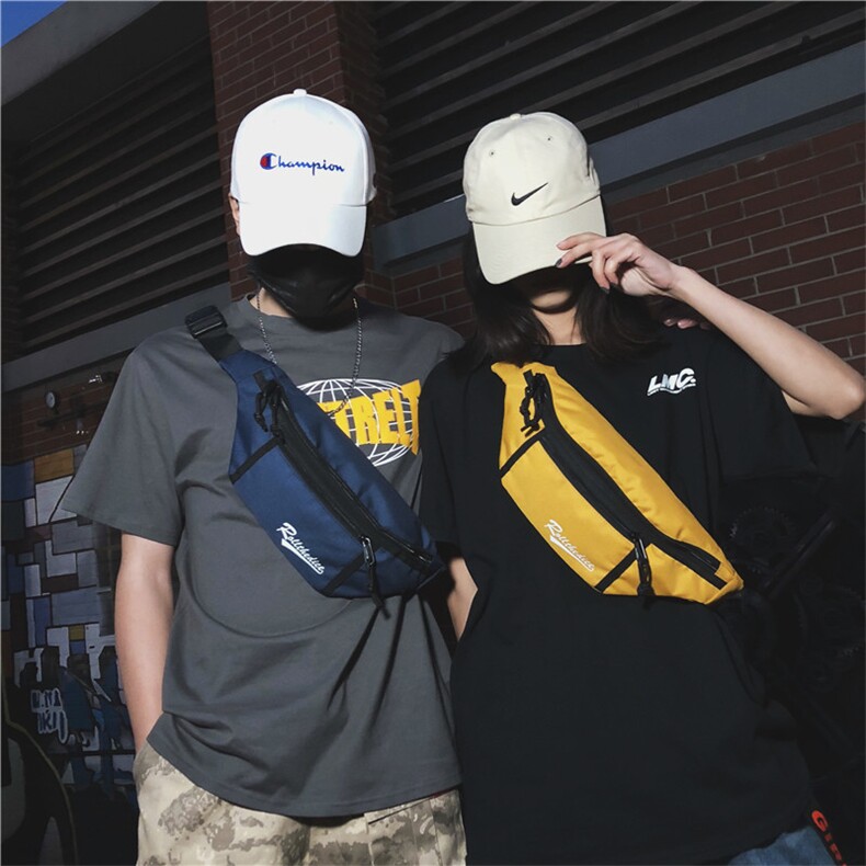 潮牌简约帆布单肩包时尚百搭包复古包袋原创休闲斜挎小包，鞋类箱包男包，星座510A-2