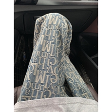 复古满印牛仔裤男款春夏设计感潮牌vibe修身弯刀微喇裤子ND793，男装牛仔裤，星座1116A（原606A-3）