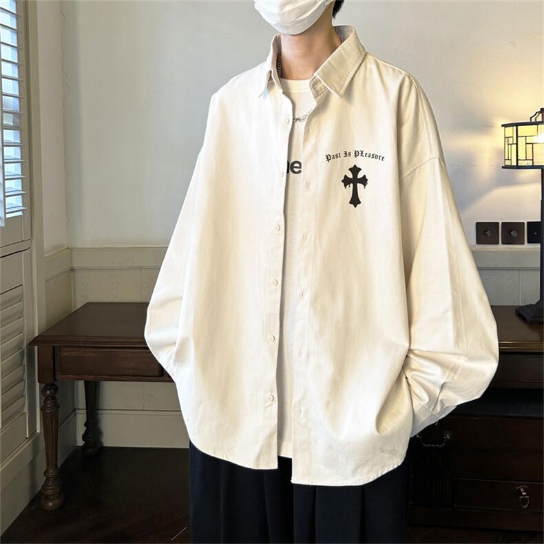 电商DSA028-MCSV567100棉P46水洗纯棉长袖衬衫男控68,男装衬衫,电商A028