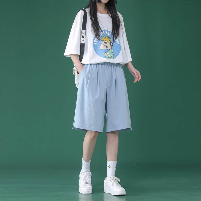 2022中性潮流百搭休闲舒适五分纯色短裤DK521-特批20,男装休闲裤,星座718-1