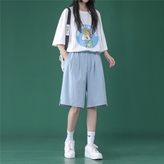 2022中性潮流百搭休闲舒适五分纯色短裤DK521-特批20，男装休闲裤，星座718-1