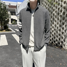 立领针织外套男款毛衣，男装针织衫/毛衣，星座410-7