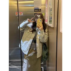 网图高品棉衣 防泼水绗缝压格棉服宽松廓形休闲外套男女A1039-P88图片