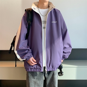 新款现货户外双面穿连帽夹克男 冲锋衣外套JK904 -P80图片