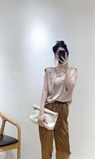 醋酸金属链上衣，其它，禾衣