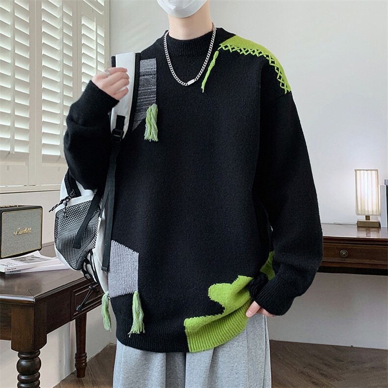 【新品】2025秋冬男士时尚休闲百搭针织毛衣潮流-M031-P50,男装针织衫/毛衣,星座1105-1