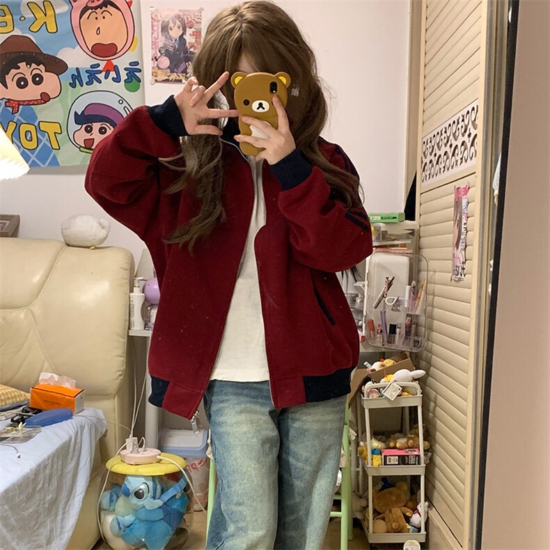 抖音得物高品质美式高街重磅结构设计拼接织带立领卫衣外套CM42,男装卫衣,电商A486