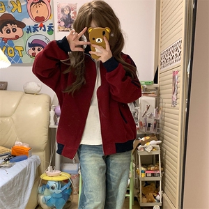 抖音得物高品质 美式高街重磅结构设计拼接织带立领卫衣外套 CM42图片