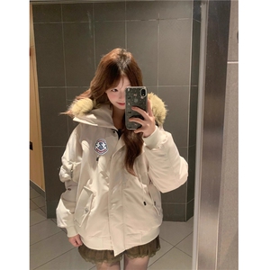 羽绒棉服冬季加厚美式棉衣情侣工装派克服棉袄外套M508-P110网图图片