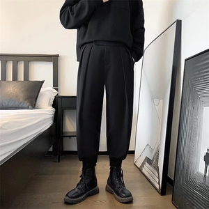 潮牌hiphop束脚小西裤男春季休闲卫裤炸街潮男宽松西裤 K2131-P36图片